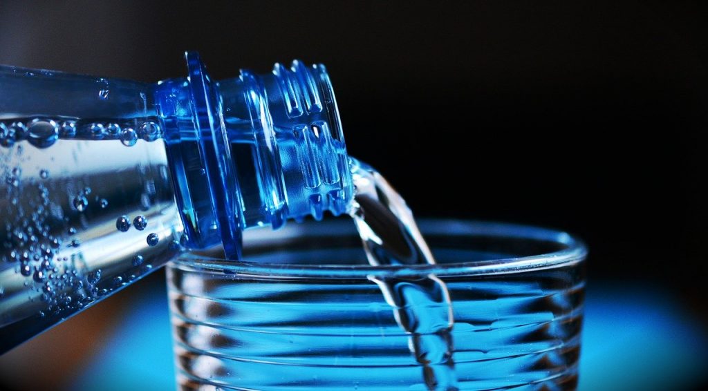 bottle, mineral water, bottle of water